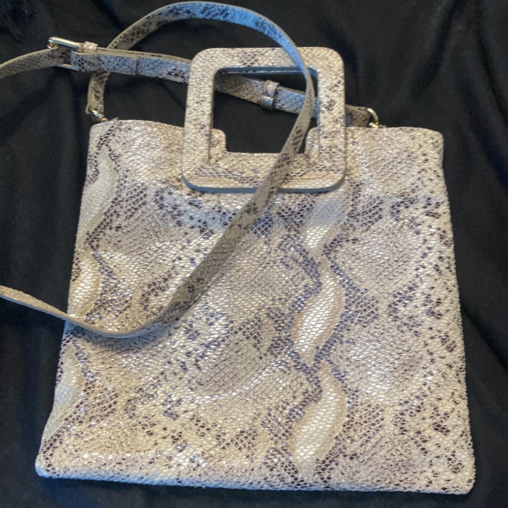 Python Snakeskin Leather Tmrw Studio Handbag. Nwot - image 3